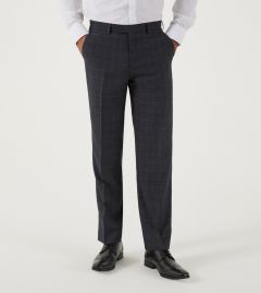 Baines Suit Tailored Trouser Charcoal Check