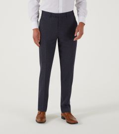 Brayden Suit Tailored Trouser Blue / Red Dogtooth Check