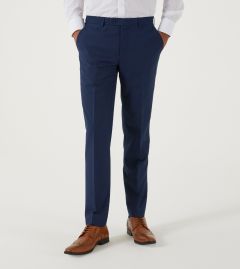 Milan Tapered Suit Trouser Blue