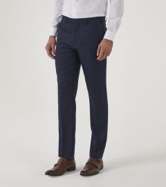 Harcourt Slim Suit Trousers Navy