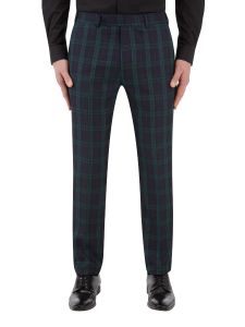 Ramsay Suit Slim Trouser Charcoal / Green Check