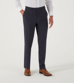 Brayden Suit Tapered Trouser Blue / Red Dogtooth Check