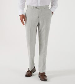 Adwell Suit Tapered Trouser Ecru Check