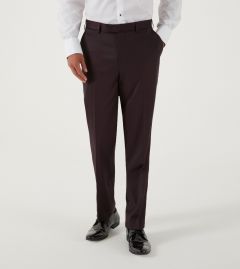 Maxwell Suit Tapered Trouser Burgundy