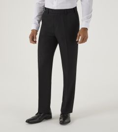 Wexford Wool Blend Classic Trousers Black