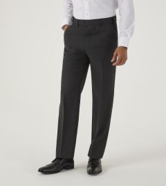 Wexford Wool Blend Classic Trousers Charcoal