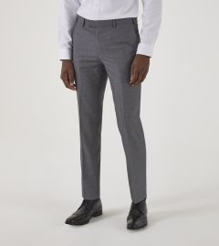 Harcourt Tapered Suit Trousers Silver