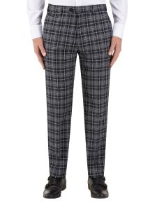Kiefer Suit Tapered Trouser Black / Grey Check