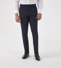 Newman Tapered Suit Trouser Navy Check