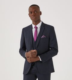 Romulus Slim Lyfcycle Suit Jacket Navy