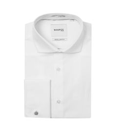 Premium Cotton Formal Shirt Regular White Dobby