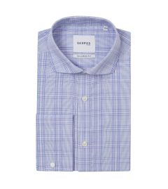 Blue / Pink Check Formal Shirt