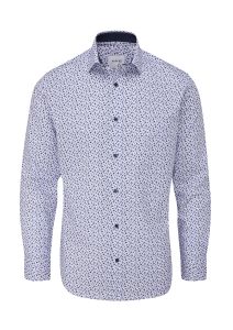 Cotton Party Shirt Tailored Lilac Floral