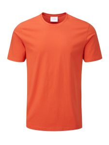 Joe Crew Neck Cotton T-Shirt Burnt Orange