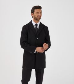 Stratford Overcoat Black