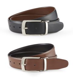 Windsor Black / Tan Reversible Belt