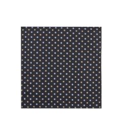 Navy with Stone Flowers Pocket Square