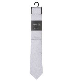 Silk / Linen Tie and Pocket Square Lilac Laurels