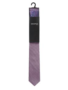 Pink Fancy Tie and Pocket Square Set