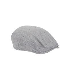 Siena Grey Speckled Flat Cap