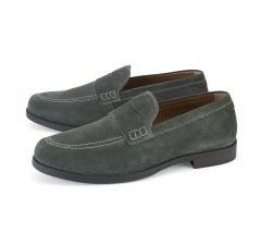 Green Suede Loafer
