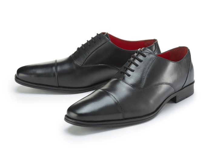 Black Lace Up Oxford Shoes