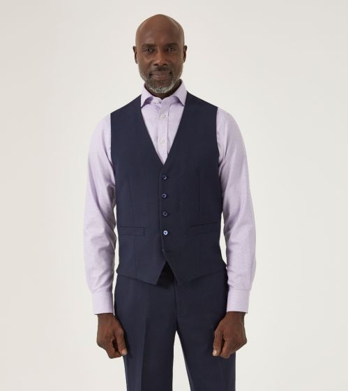 Shreiver Suit Waistcoat Navy