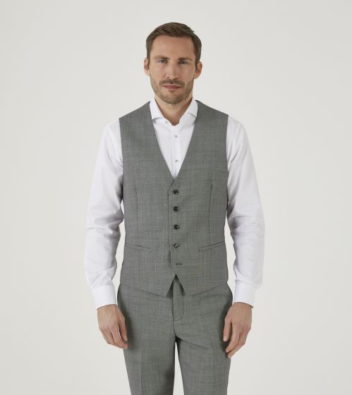 Silver best sale suit vest
