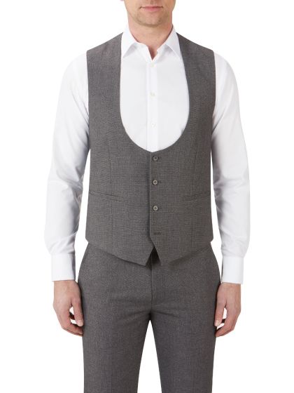 Scoop neck waistcoat clearance