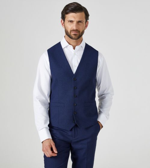 Waist coat blue discount