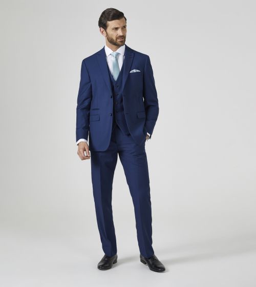 Royal blue blazer suit hotsell