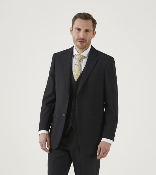 Long black suit jacket online
