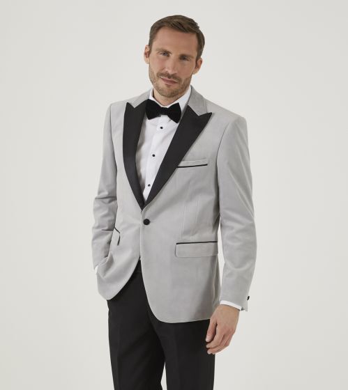 Silver grey occasion jacket new arrivals