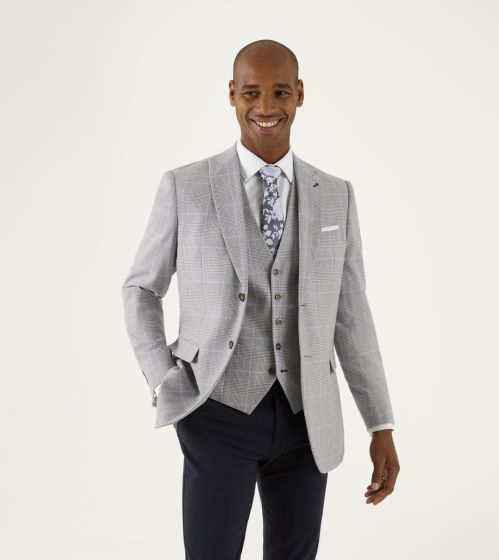 Grey discount waistcoat outfit