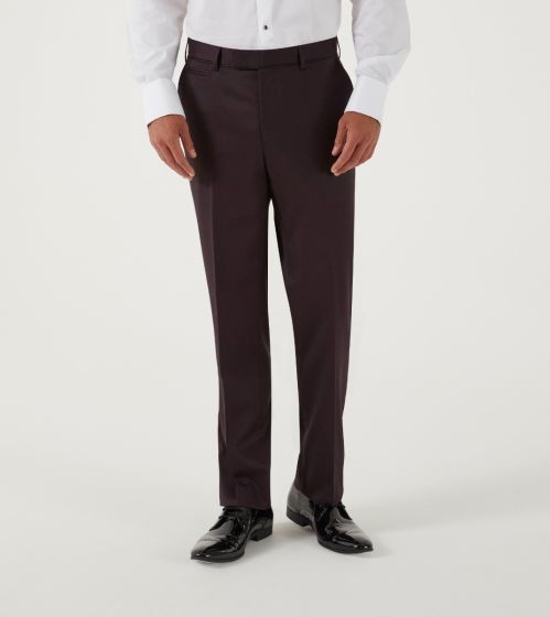 Burgundy new arrivals trouser suit