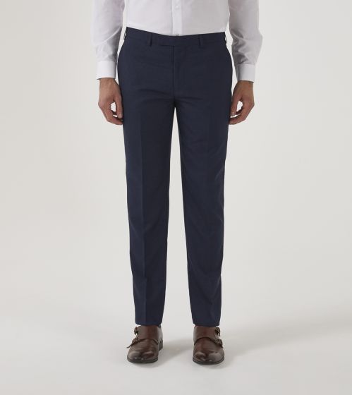 Harcourt Tapered Suit Trousers  Silver