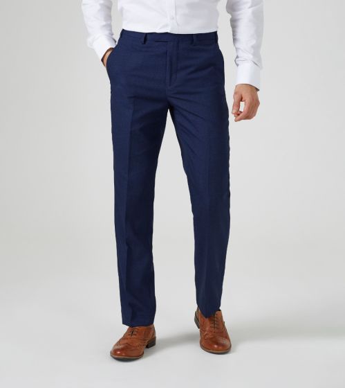 Harcourt Tailored Suit Trousers Navy