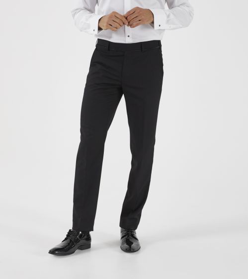 Arrow Formal Trousers  Buy Arrow Men Black Tapered Fit Autoflex Waist  Patterned Formal Trousers Online  Nykaa Fashion