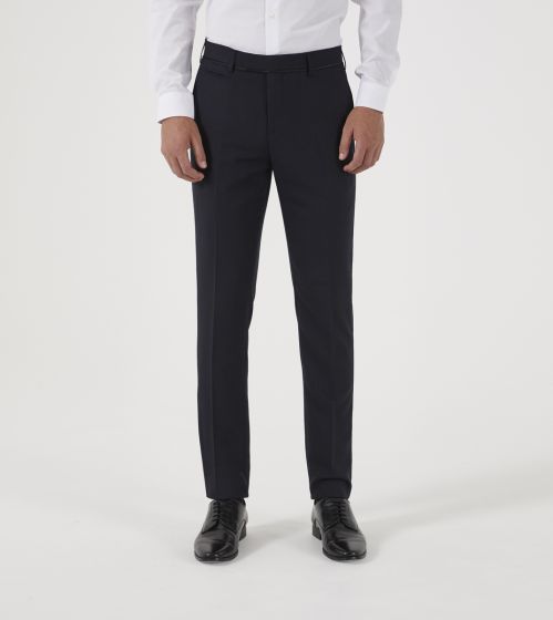 Skinny black formal trousers hot sale mens