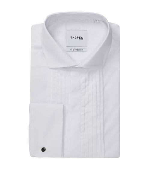 Tuxedo dress shirt outlet slim fit