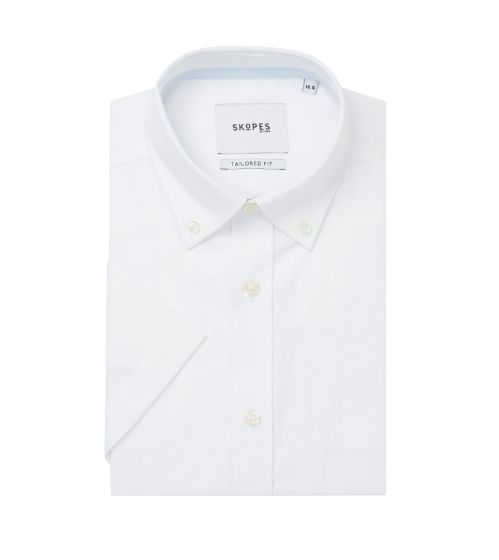 White pinpoint sale oxford dress shirt
