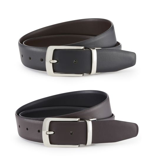 Reversible belt outlet