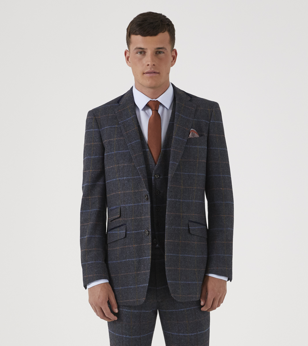 Doyle Suit Tailored Jacket Grey Check
