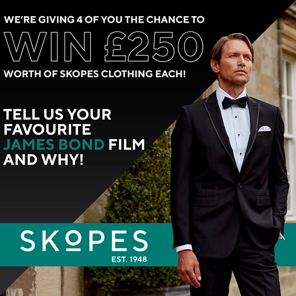 We're giving 4 of you the chance to win 250 pounds worth of Skopes clothing each!