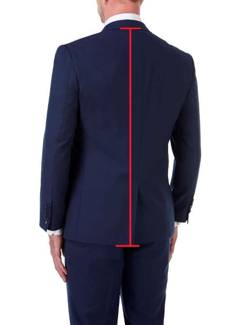 Tailored Fit Suit Jackets / Blazers (back)